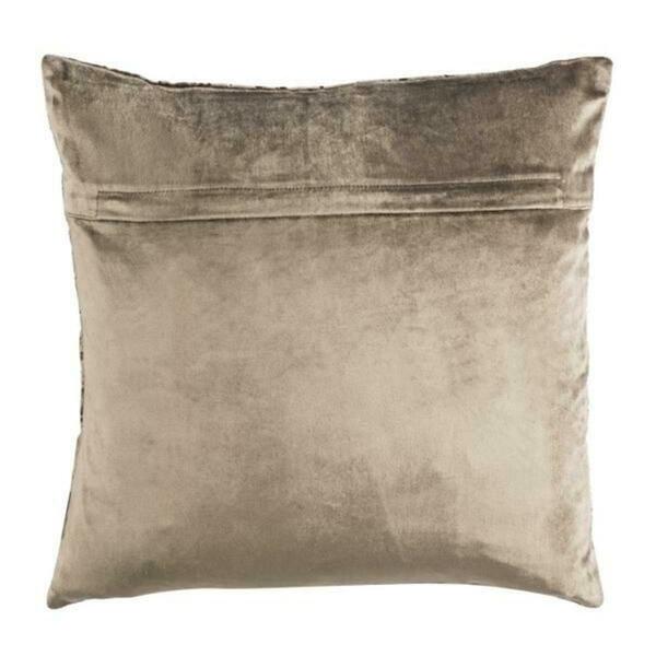 Safavieh 20 x 20 in. Edmee Metallic Pillow, Brown PLS881C-2020